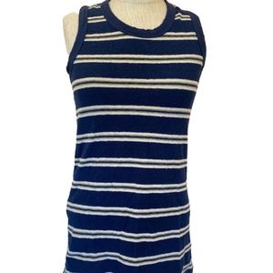 Standard James Perse Size 2 Razor Back Stripe Tank Top